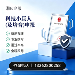 扬州科技小巨人及培育企业申报服务