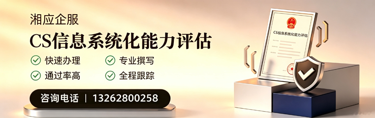 扬州CS信息系统化能力评估申报服务